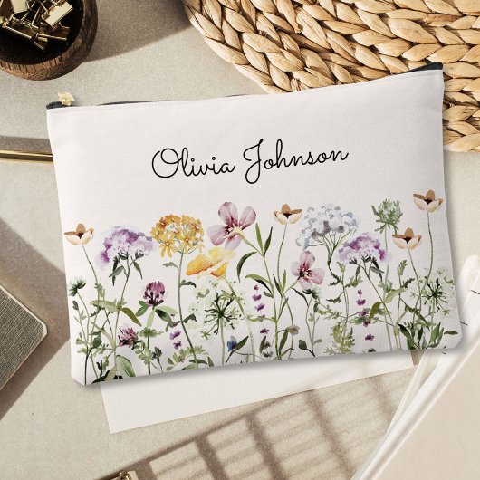 Gepersonaliseerde naam Wildflower Garden Etui