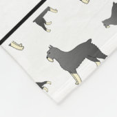 Gepersonaliseerde naam Witte Standaard Schnauzer h Fleece Deken (Hoek)