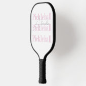 Gepersonaliseerde naam Women's Pink Minimal Pickleball Paddle (Links)