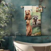 Gepersonaliseerde naam Woodland Animals