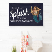 Gepersonaliseerde naam Zeemeermin Bachelorette Spandoek (Insitu)