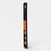 Gepersonaliseerde naam zwarte basketballen Case-Mate iPhone case (Achterkant/links)