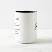 Gepersonaliseerde Naamdefinitie | Aangepaste Betek Mok (Midden)