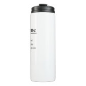 Gepersonaliseerde naamdefinitietumbler thermosbeker (Voorkant)