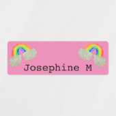 Gepersonaliseerde naamlabels labels (Design 2)