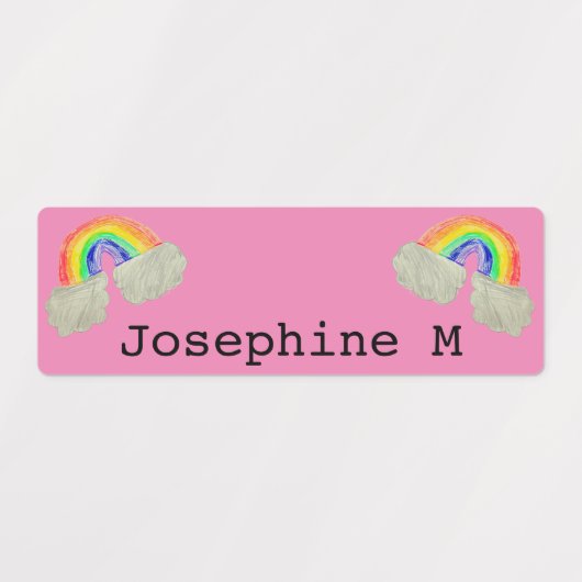 Gepersonaliseerde naamlabels labels (Design 2)