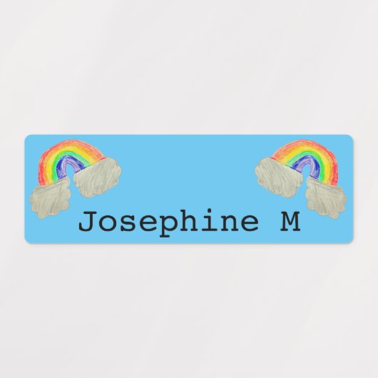 Gepersonaliseerde naamlabels labels (Design 1)