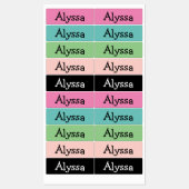 Gepersonaliseerde naamlabels labels (Vel)