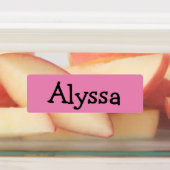 Gepersonaliseerde naamlabels labels (Aangebracht)