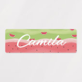 Gepersonaliseerde naamlabels voor meisjes labels (Design 2)