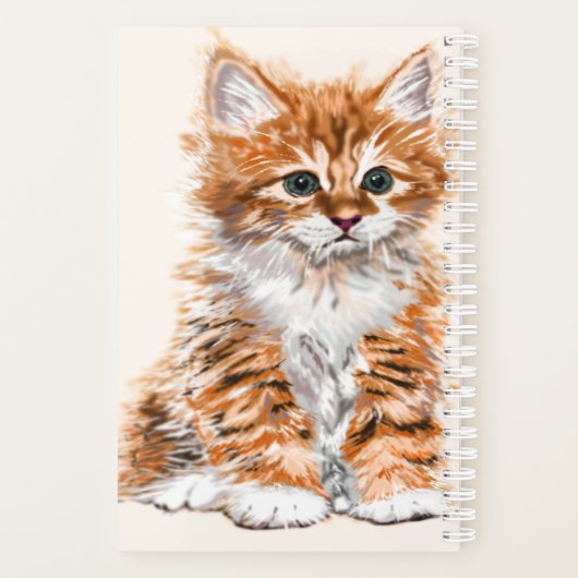 Gepersonaliseerde naamplanner met Schattigee Baby  Planner (Achterkant)