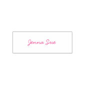 Gepersonaliseerde naamstempel Zelfinking handteken Zelfinktende Stempel (Design)