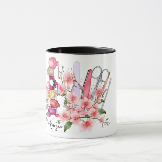 Gepersonaliseerde nageltechnologie mok (Midden)