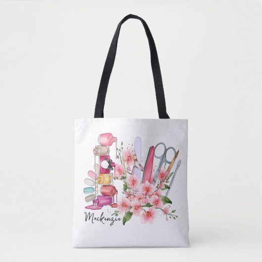 Gepersonaliseerde nageltechnologie tote bag (Voorkant)