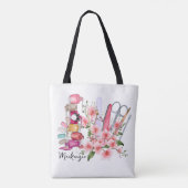 Gepersonaliseerde nageltechnologie tote bag (Achterkant)