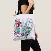 Gepersonaliseerde nageltechnologie tote bag (Dichtbij)