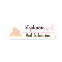 Gepersonaliseerde nail tech logo beauty