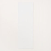 Gepersonaliseerde Namaste Script Typografie Yogamat (Achterkant)