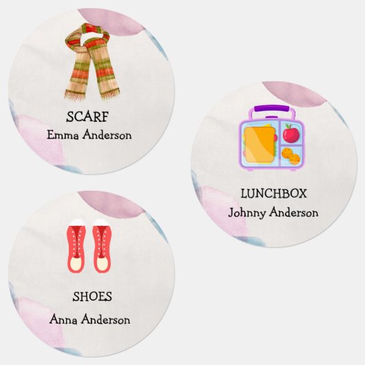 Gepersonaliseerde namen, Afbeeldingen, beschrijvin Labels (Groep)