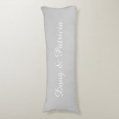 Gepersonaliseerde namen Paar Lichaamskussen (Voorkant Verticaal)