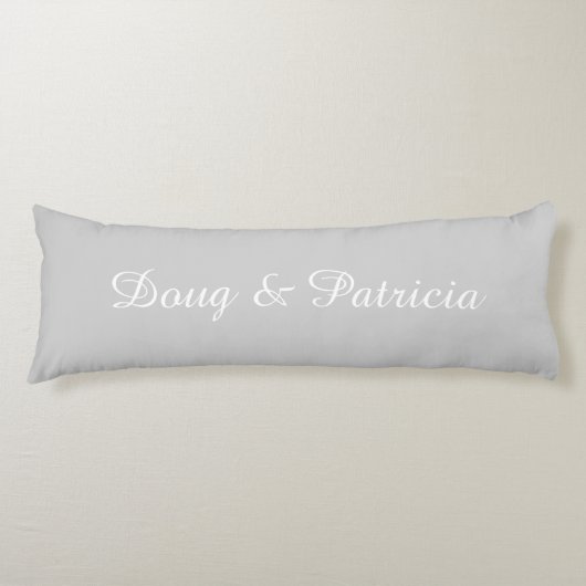 Gepersonaliseerde namen Paar Lichaamskussen (Voorkant)