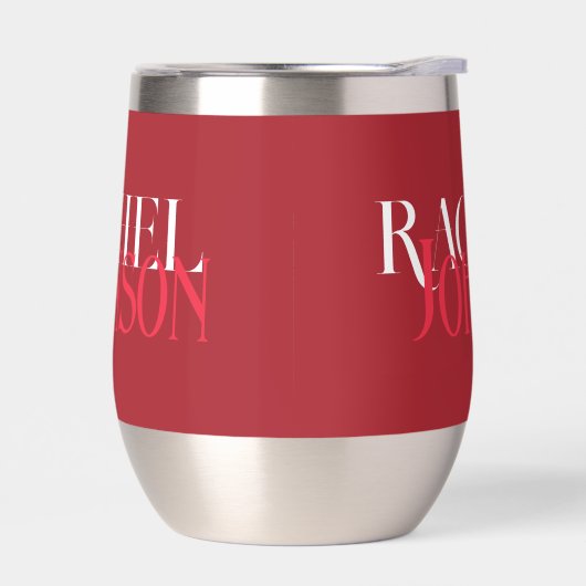 Gepersonaliseerde namen Red Monochrome (Links)