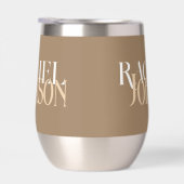 Gepersonaliseerde namen Stijlvol beige (Rechts)