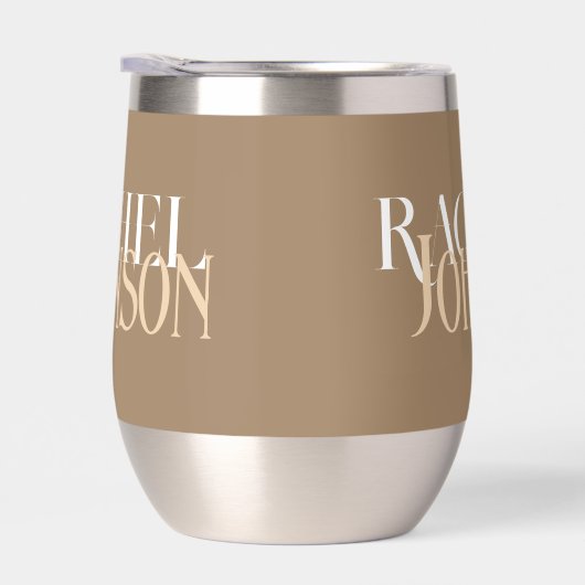 Gepersonaliseerde namen Stijlvol beige (Rechts)