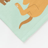 Gepersonaliseerde namen voor u of uw kind fleece deken (Hoek)