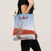 Gepersonaliseerde Namibische Woestijn Canvas tas (Dichtbij)