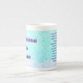 Gepersonaliseerde Nana-kerstcadeautjes Porselein Kop (Voorkant)