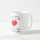 gepersonaliseerde nana - mok met namen (Voorkant rechts)