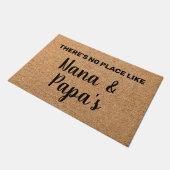 Gepersonaliseerde Nana Papa Grootouders Welkom Deurmat (Schuin)