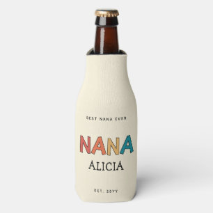 Gepersonaliseerde Nana Retro Oma Beste Nana Ooit Flesjeskoeler