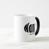 Gepersonaliseerde "Nancy" in zwart-wit Magische Mok (Voorkant rechts)