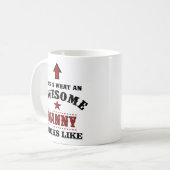 Gepersonaliseerde Nanny Gift Koffiemok (Voorkant links)