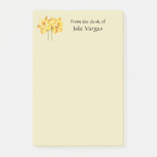 gepersonaliseerde narcis gele Post-it notities Post-it® Notes