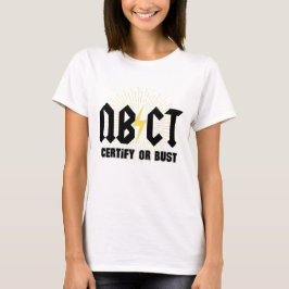 Gepersonaliseerde Nationale Raad gecertificeerde l T-shirt