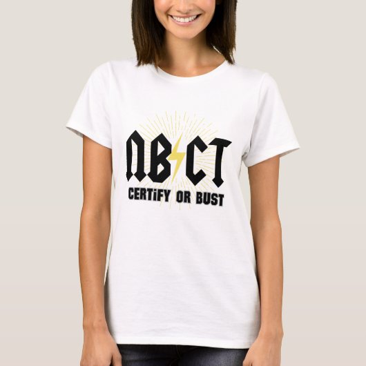 Gepersonaliseerde Nationale Raad gecertificeerde l T-shirt (Voorkant)