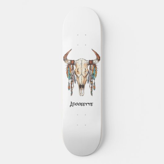 Gepersonaliseerde Native American Design Skateboar Persoonlijk Skateboard (Voorkant)