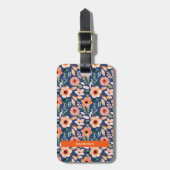 Gepersonaliseerde Natuur Florals Bagagelabel (Voorkant verticaal)