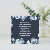 Gepersonaliseerde Natuur Kunst voor Serene Decor Feestdagenkaart (Staand voorkant)