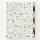 Gepersonaliseerde Natuurkunde Doodles Diagrammen G Notitieboek (Achterkant)