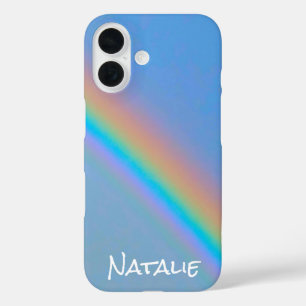 Gepersonaliseerde natuurlijke echte regenboog Hoes