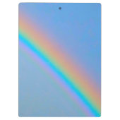 Gepersonaliseerde natuurlijke regenboog klembord (Achterkant)