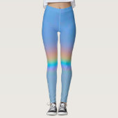 Gepersonaliseerde natuurlijke regenboog leggings (Voorkant)