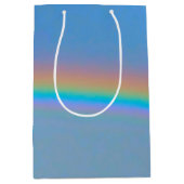 Gepersonaliseerde natuurlijke regenboog medium cadeauzakje (Voorkant)