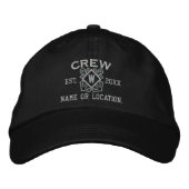 Gepersonaliseerde Nautical Crew Monogram & meer Pet (Voorkant)