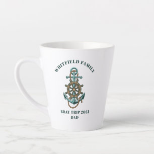 Gepersonaliseerde Nautische Gezelschap Reünie Boot Latte Mok
