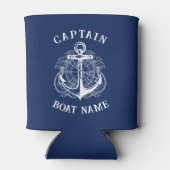 Gepersonaliseerde Nautische Kapitein Bootnaam Anke Blikjeskoeler (Achterkant)